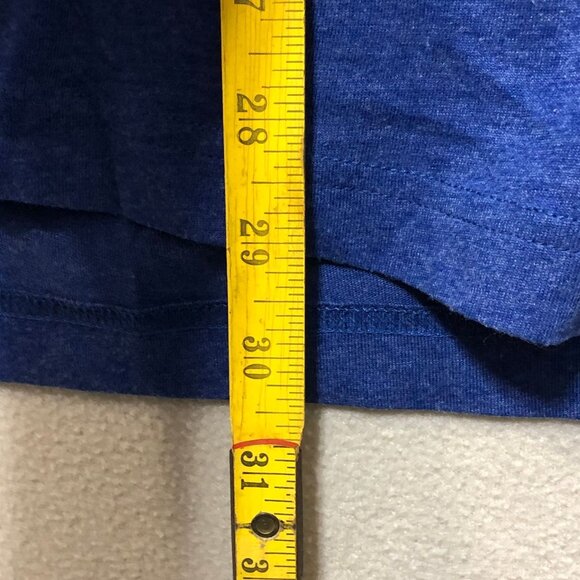 Hurley T-Shirt Mens XXL Blue Heathered Graphic Short Sleeve Logo Tee Casual - Picture 4 of 6